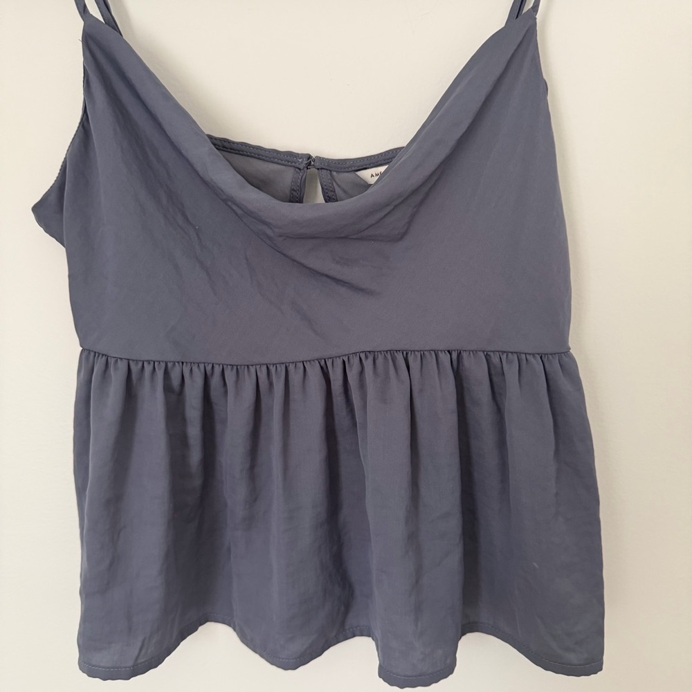 American Eagle Outfitters Gray Camisole Top
